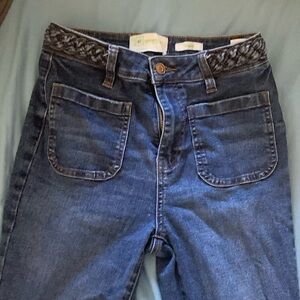 Jeans with a slight bell bottom